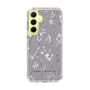 Slim Protection Case［ MERCURYDUO - BotanicalFlower - Grey ］