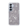 Slim Protection Case［ MERCURYDUO - BotanicalFlower - Grey ］