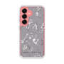 Slim Protection Case［ MERCURYDUO - BotanicalFlower - Grey ］