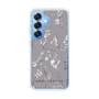 Slim Protection Case［ MERCURYDUO - BotanicalFlower - Grey ］