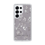 Slim Protection Case［ MERCURYDUO - BotanicalFlower - Grey ］