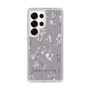 Slim Protection Case［ MERCURYDUO - BotanicalFlower - Grey ］