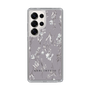 Slim Protection Case［ MERCURYDUO - BotanicalFlower - Grey ］