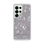 Slim Protection Case［ MERCURYDUO - BotanicalFlower - Grey ］