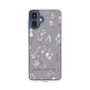 Slim Protection Case［ MERCURYDUO - BotanicalFlower - Grey ］