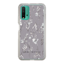 Slim Protection Case［ MERCURYDUO - BotanicalFlower - Grey ］