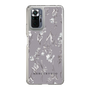 Slim Protection Case［ MERCURYDUO - BotanicalFlower - Grey ］