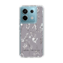 Slim Protection Case［ MERCURYDUO - BotanicalFlower - Grey ］
