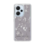 Slim Protection Case［ MERCURYDUO - BotanicalFlower - Grey ］