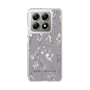 Slim Protection Case［ MERCURYDUO - BotanicalFlower - Grey ］