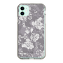 Slim Protection Case［ MERCURYDUO - NuanceFlower -Grey ］