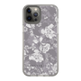 Slim Protection Case［ MERCURYDUO - NuanceFlower -Grey ］