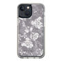 Slim Protection Case［ MERCURYDUO - NuanceFlower -Grey ］