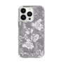 Slim Protection Case［ MERCURYDUO - NuanceFlower -Grey ］