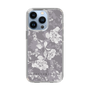 Slim Protection Case［ MERCURYDUO - NuanceFlower -Grey ］