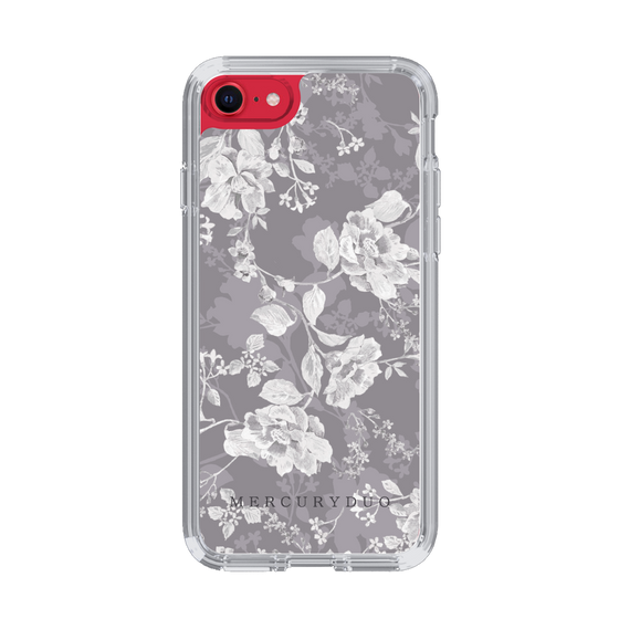 Slim Protection Case［ MERCURYDUO - NuanceFlower -Grey ］