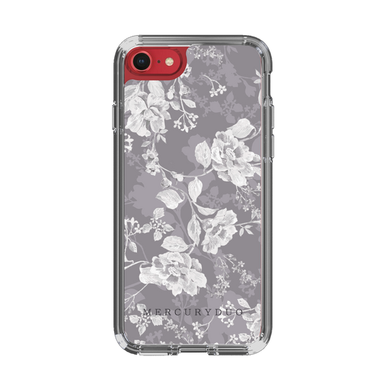 Slim Protection Case［ MERCURYDUO - NuanceFlower -Grey ］