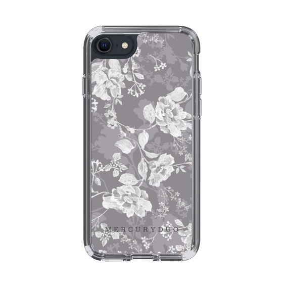 Slim Protection Case［ MERCURYDUO - NuanceFlower -Grey ］