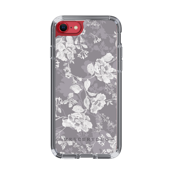 Slim Protection Case［ MERCURYDUO - NuanceFlower -Grey ］