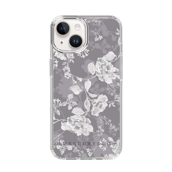 Slim Protection Case［ MERCURYDUO - NuanceFlower -Grey ］