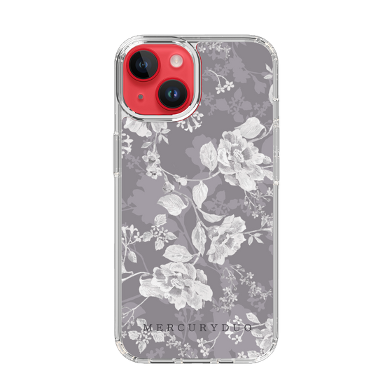 Slim Protection Case［ MERCURYDUO - NuanceFlower -Grey ］