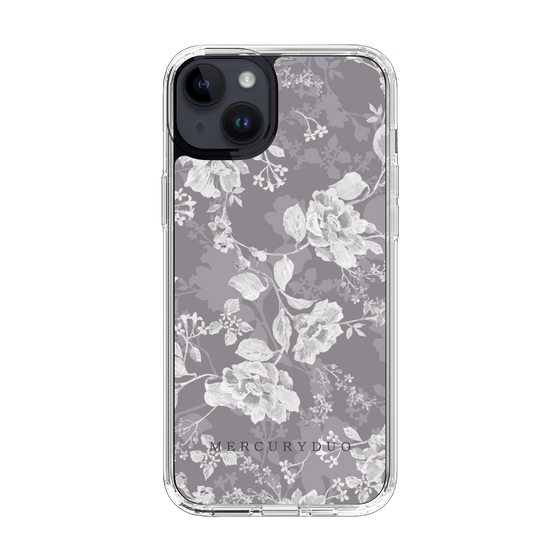 Slim Protection Case［ MERCURYDUO - NuanceFlower -Grey ］