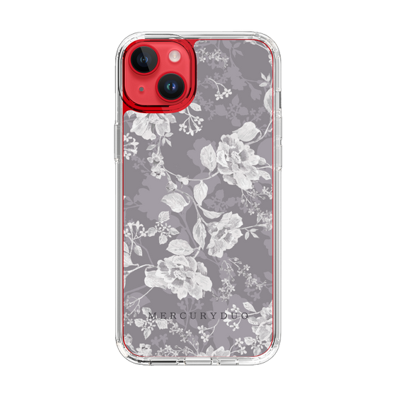 Slim Protection Case［ MERCURYDUO - NuanceFlower -Grey ］