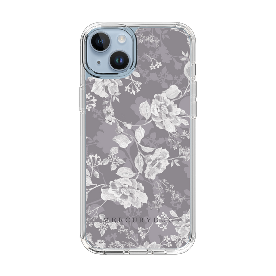 Slim Protection Case［ MERCURYDUO - NuanceFlower -Grey ］