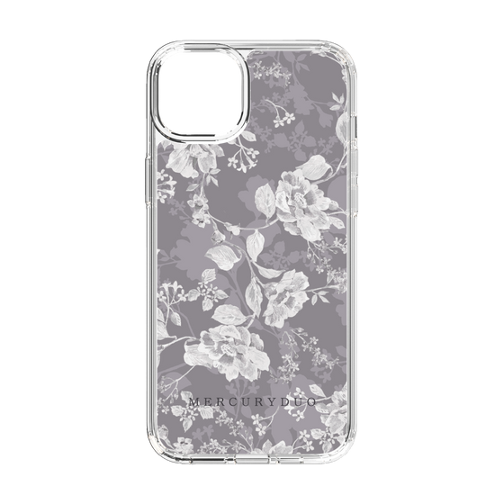Slim Protection Case［ MERCURYDUO - NuanceFlower -Grey ］
