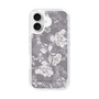 Slim Protection Case［ MERCURYDUO - NuanceFlower -Grey ］