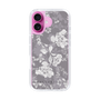 Slim Protection Case［ MERCURYDUO - NuanceFlower -Grey ］