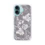 Slim Protection Case［ MERCURYDUO - NuanceFlower -Grey ］