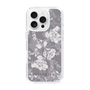 Slim Protection Case［ MERCURYDUO - NuanceFlower -Grey ］