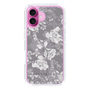 Slim Protection Case［ MERCURYDUO - NuanceFlower -Grey ］
