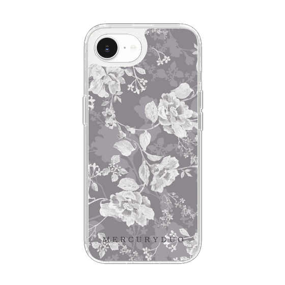 Slim Protection Case［ MERCURYDUO - NuanceFlower -Grey ］