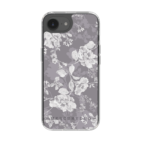 Slim Protection Case［ MERCURYDUO - NuanceFlower -Grey ］
