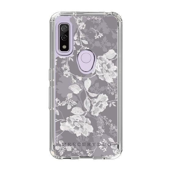 Slim Protection Case［ MERCURYDUO - NuanceFlower -Grey ］
