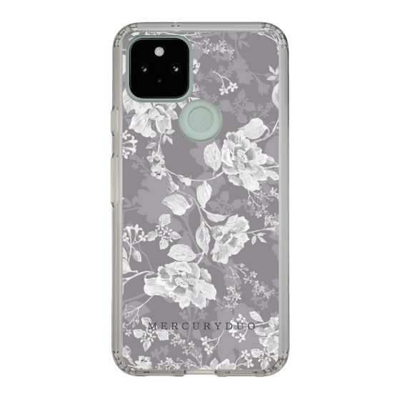 Slim Protection Case［ MERCURYDUO - NuanceFlower -Grey ］
