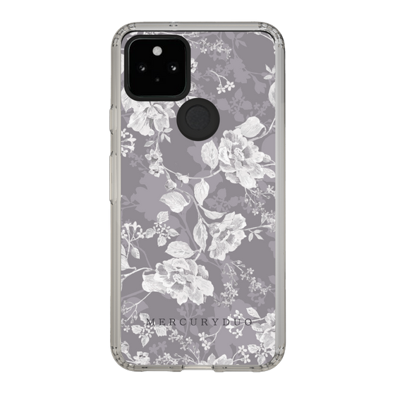 Slim Protection Case［ MERCURYDUO - NuanceFlower -Grey ］