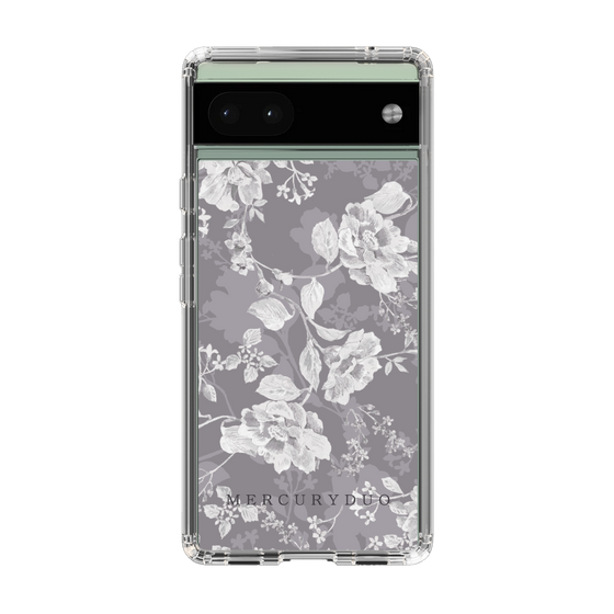 Slim Protection Case［ MERCURYDUO - NuanceFlower -Grey ］