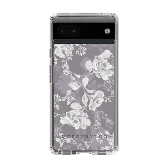 Slim Protection Case［ MERCURYDUO - NuanceFlower -Grey ］