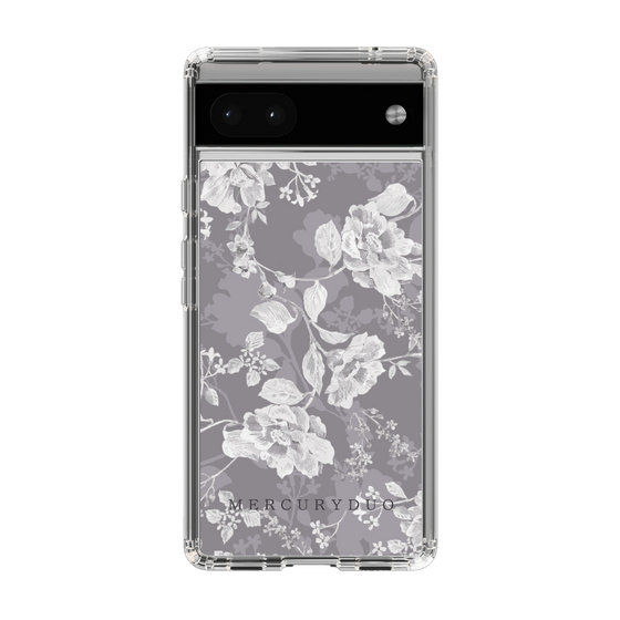 Slim Protection Case［ MERCURYDUO - NuanceFlower -Grey ］