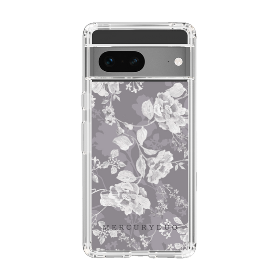 Slim Protection Case［ MERCURYDUO - NuanceFlower -Grey ］