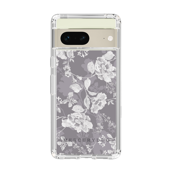 Slim Protection Case［ MERCURYDUO - NuanceFlower -Grey ］