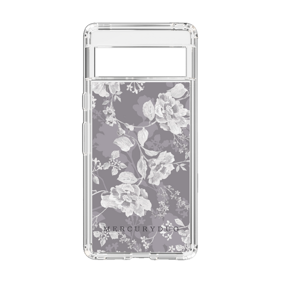Slim Protection Case［ MERCURYDUO - NuanceFlower -Grey ］