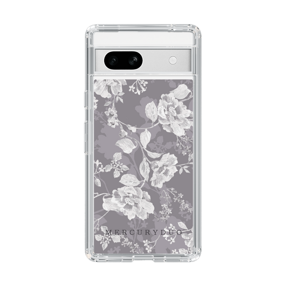 Slim Protection Case［ MERCURYDUO - NuanceFlower -Grey ］