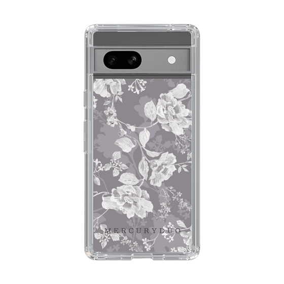 Slim Protection Case［ MERCURYDUO - NuanceFlower -Grey ］