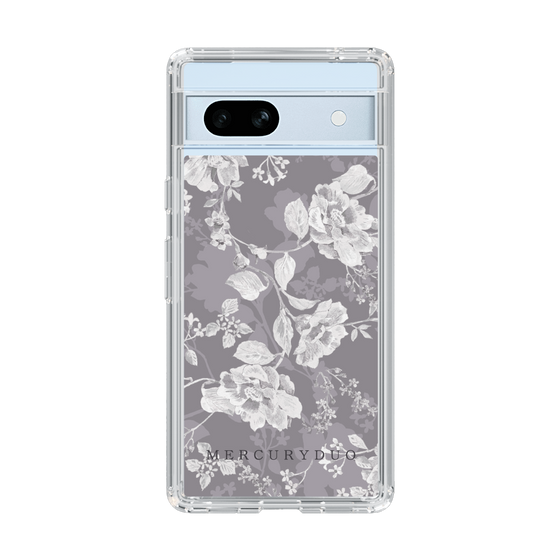 Slim Protection Case［ MERCURYDUO - NuanceFlower -Grey ］