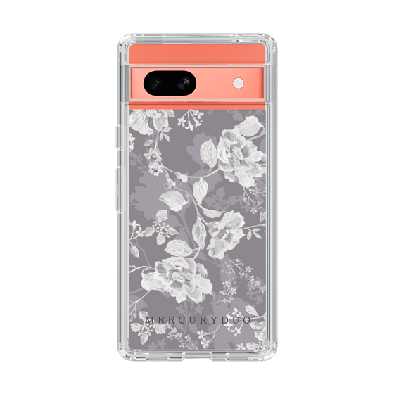 Slim Protection Case［ MERCURYDUO - NuanceFlower -Grey ］