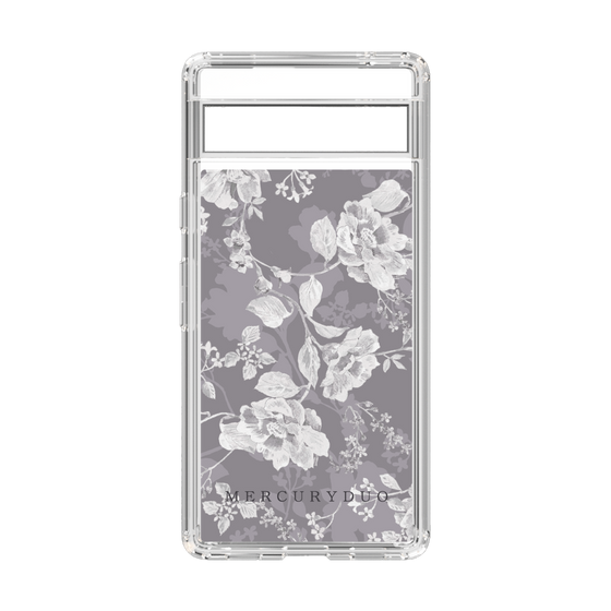 Slim Protection Case［ MERCURYDUO - NuanceFlower -Grey ］